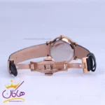 ساعت عقربه ای رومانسون زنانه بند چرم قاب رزگلد L2093/10 - Image 2