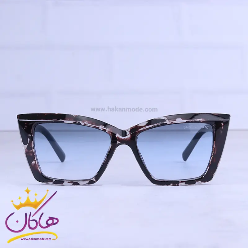 Saint-laurent-highcopy-sunglasses-code-SL657.21.webp عینک آفتابی زنانه سنت لورنت فریم پروانه ای SL 657/2 - Image 1