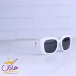 عینک آفتابی زنانه سنت لورنت فریم مستطیل سفید SLM 130/1 - تصویر 4