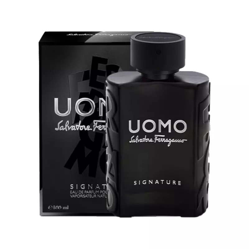 Salvatore-Ferragamo-Perfume-Uomo-Salvatore-Ferragamo-Signature1.webp عطر ادکلن سالواتوره فراگامو یومو سیگنیچر مردانه 100 میل - Image 1