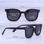 عینک آفتابی سانتیاگو بچگانه فریم تمام مشکی 11082/14 - Image 2