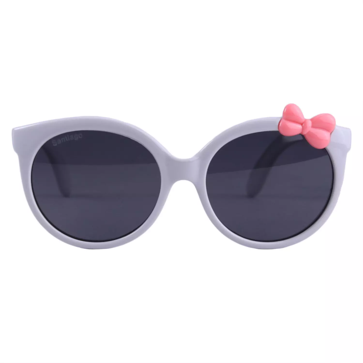 Santiago-Sunglasses-Code-5017.321.webp عینک آفتابی سانتیاگو بچگانه فریم گرد طوسی 5017/32 - Image 1