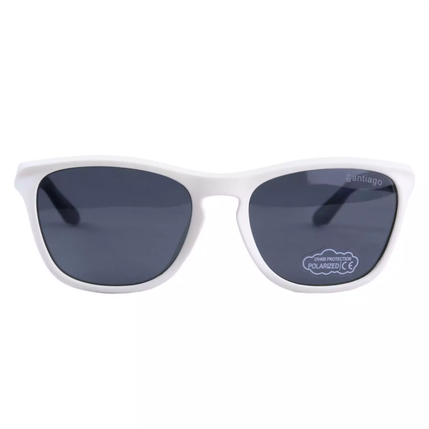 Santiago-Sunglasses-Code-6059.111.webp عینک آفتابی سانتیاگو بچگانه فریم کرم 6059/11 - Image 1