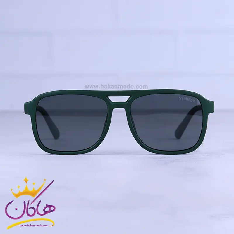 Santiago-sunglasses-code-0046.11.webp عینک آفتابی بچگانه فریم سبز سانتیاگو 0046/1 - Image 1