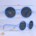 عینک آفتابی سانتیاگو بچگانه فریم گرد آبی 6060/2 - Image 2