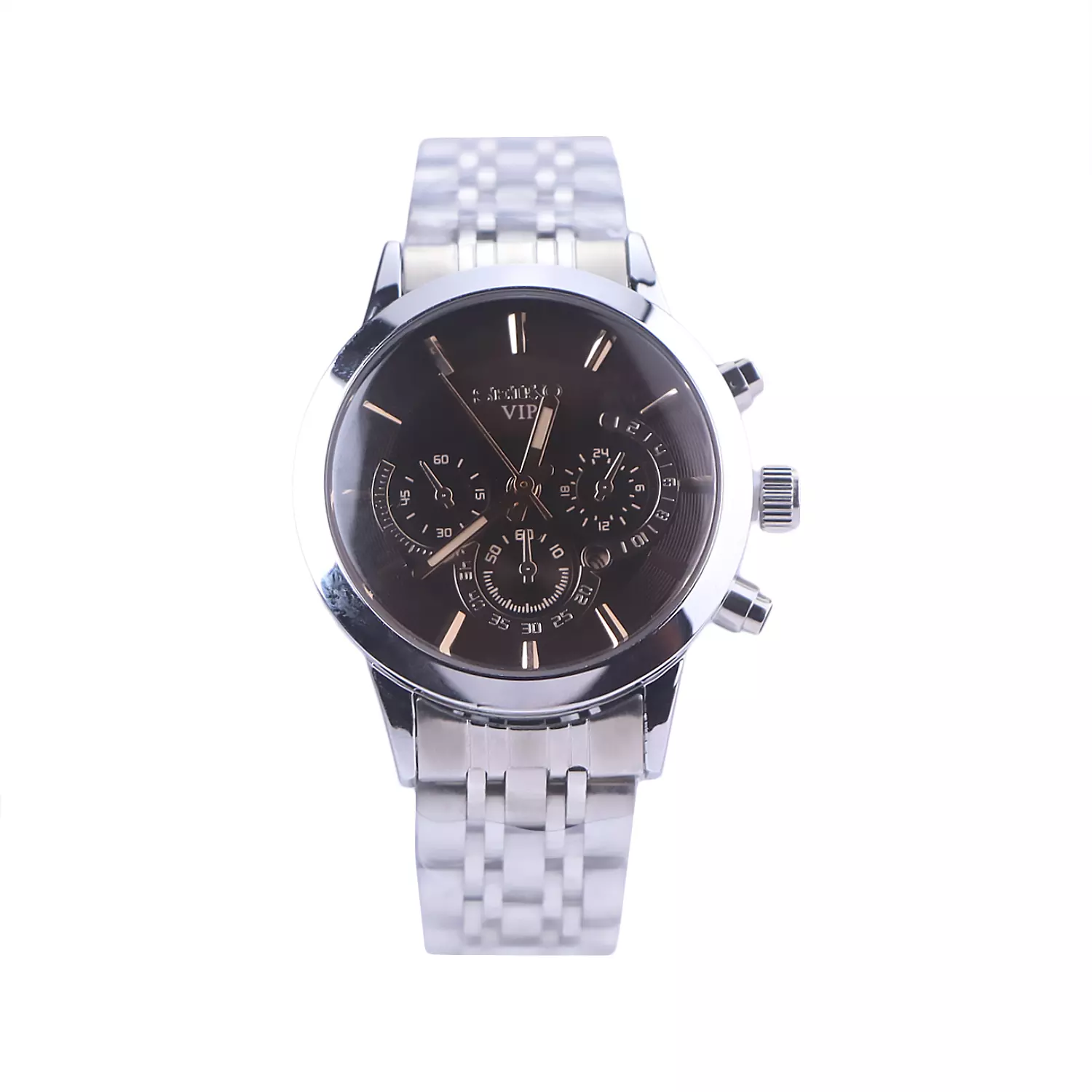 Seiko-VIP-Watch-Code-L-7127.11.webp ساعت مچی سیکو زنانه فلزی نقره ای صفحه قهوه ای L 7127/1 - Image 1