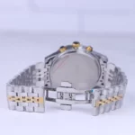 ساعت مچی سیکو مردانه فلزی نقره ای طلایی صفحه مشکی G 104/1 - Image 2