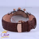 ساعت مچی عقربه ای سیکو مردانه بند چرم قهوه ای کرنوگراف G8117/9 - Image 3