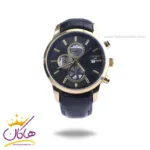 ساعت مچی سیکو مردانه بند چرم قاب طلایی کرنوگراف G9232/1