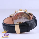 ساعت مچی سیکو مردانه بند چرم قاب طلایی کرنوگراف G9232/1 - Image 3