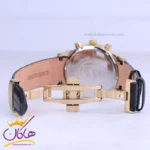 ساعت مچی سیکو مردانه بند چرم قاب طلایی کرنوگراف G9232/1 - Image 2