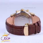 ساعت مچی سیکو مردانه بند چرم قاب طلایی کرنوگراف G9232/3 - Image 3