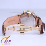 ساعت مچی سیکو مردانه بند چرم قاب طلایی کرنوگراف G9232/3 - Image 2