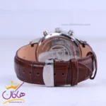 ساعت مچی سیکو مردانه بند چرم قاب نقره ای کرنوگراف G9232/5 - Image 3