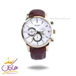 ساعت مچی سیکو مردانه بند چرم قاب طلایی کرنوگراف G9233/15