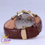 ساعت مچی سیکو مردانه چرم قاب طلایی کرنوگراف G9233/1 - Image 4