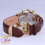 ساعت مچی سیکو مردانه چرم قاب طلایی کرنوگراف G9233/1 - Image 3