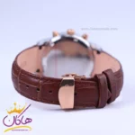 ساعت مچی سیکو زنانه بند چرم قاب رزگلد کرنوگراف L8117/8 - Image 3