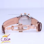 ساعت مچی سیکو زنانه بند چرم قاب رزگلد کرنوگراف L8117/8 - Image 2