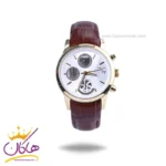 ساعت مچی سیکو زنانه بند چرم قهوه ای قاب طلایی کرنوگراف L9232/4