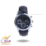 ساعت مچی سیکو زنانه بند چرم قاب نقره ای کرنوگراف L9233/4