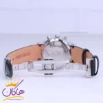 ساعت مچی سیکو زنانه بند چرم قاب نقره ای کرنوگراف L9233/4 - Image 2