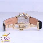ساعت مچی سیکو زنانه بند چرم قاب طلایی کرنوگراف L9233/19 - Image 2