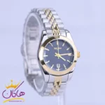 ساعت مچی سیکو زنانه فلزی نقره ای طلایی صفحه آبی L31628/5 - Image 2