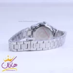 ساعت سیکو زنانه فلزی نقره ای قاب نگین دار GN 059/21 - Image 3