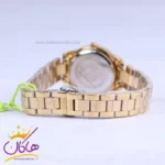 ساعت مچی سیکو زنانه فلزی طلایی قاب نگین دار GN 059/22 - Image 3