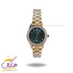 ساعت مچی سیکو زنانه فلزی صفحه سبز قاب نگینی GN 059/43