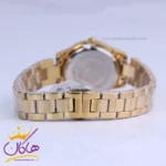 ساعت مچی سیکو زنانه فلزی صفحه سبز قاب نگینی GN 059/43 - Image 3