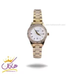 ساعت مچی سیکو فلزی طلایی قاب نگین دار زنانه GN 059/44