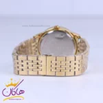ساعت مچی فلزی سیکو طلایی صفحه سبز مردانه OS 9/22 - Image 3