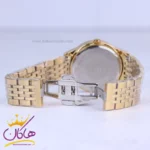 ساعت مچی فلزی سیکو طلایی صفحه سبز مردانه OS 9/22 - Image 2
