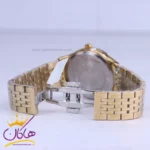 ساعت مچی فلزی طلایی صفحه مشکی سیکو مردانه OS 9/34 - Image 2