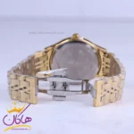 ساعت مچی فلزی سیکو طلایی صفحه سفید مردانه OS 9/40 - Image 2