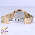ساعت مچی سیکو مردانه فلزی طلایی صفحه مشکی OS 9/4 - Image 2