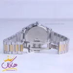 ساعت مردانه سیکو فلزی نقره ای طلایی صفحه مشکی OS 9/45 - Image 2