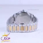 ساعت سیکو مردانه فلزی نقره ای طلایی صفحه سبز OS 9/5 - Image 3