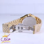 ساعت مچی سیکو مردانه فلزی طلایی صفحه مشکی OS 9/58 - Image 2