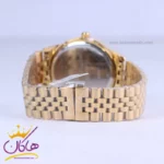 ساعت مچی سیکو مردانه فلزی طلایی صفحه سبز OS 9/62 - Image 3