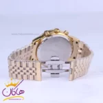 ساعت عقربه ای سیکو مردانه فلزی طلایی صفحه مشکی HT1389G/1 - Image 3