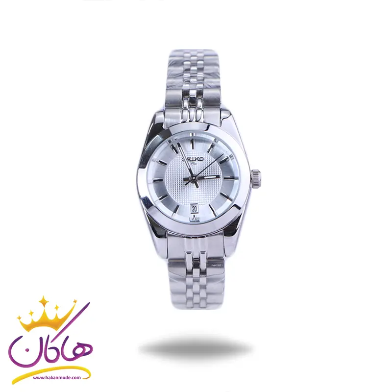 Seiko-watch-code-L-31628.31.webp ساعت مچی عقربه ای سیکو زنانه فلزی نقره ای L31628/3 - Image 1
