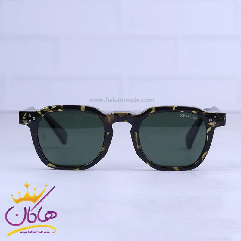 Sepori-sunglasses-code-581013.61.webp عینک آفتابی سپوری زنانه فریم مربع زیتونی 581013/6 - Image 1