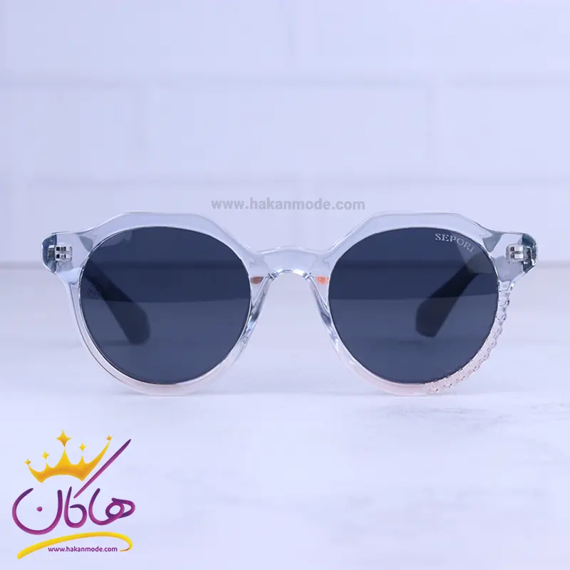 Sepori-sunglasses-code-58884.41.webp عینک آفتابی سپوری زنانه فریم گرد پلاریزه 58884/4 - Image 1
