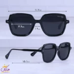 عینک آفتابی سپوری زنانه فریم مربع مشکی 58952/1 - Image 2