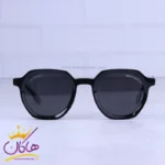 عینک آفتابی سپوری زنانه فریم چندضلعی مشکی 58995/1