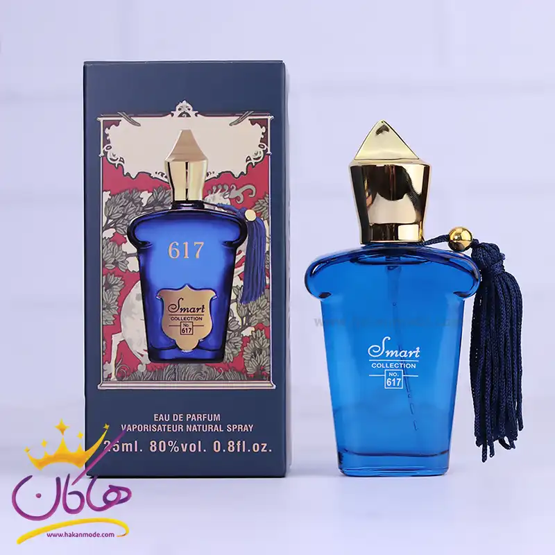 Smart-perfume-25ml-code-6171.webp ادکلن اسمارت کالکشن 617 کازاموراتی آبی 25 میل - Image 1