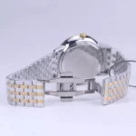 ساعت مچی عقربه ای سولیدا مردانه فلزی نقره ای طلایی G 2137/7 - Image 2
